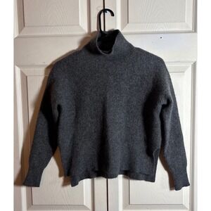 Everlane Charcoal Gray Turtleneck Sweater